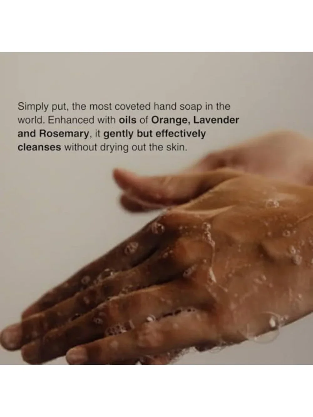Hydrating Hand Wash | Gentle Non-Drying Soap with Mandarin, Rosemary & Lavender
